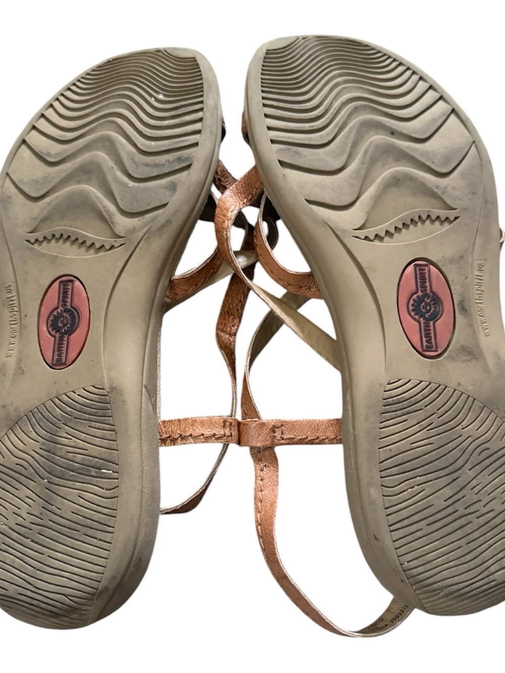 Earth Spirit Brown Strappy Slingback Sandals for Women - Picture 4 of 4